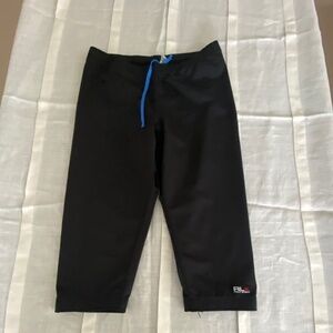 RLX Polo Athletic Capri Pants, Black, Size Large